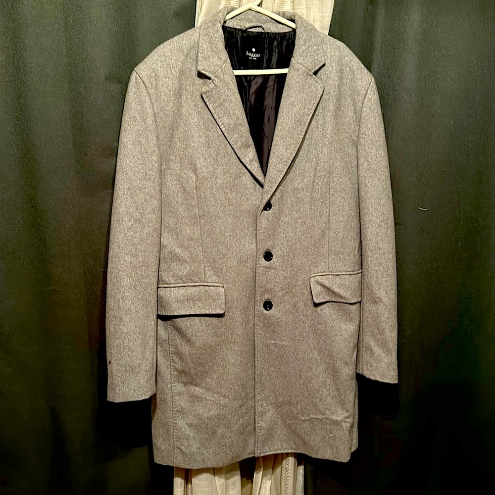 Haggar men’s wool overcoat